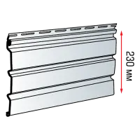 Планка "софит" дуб золотистый Т-19 - 3м.